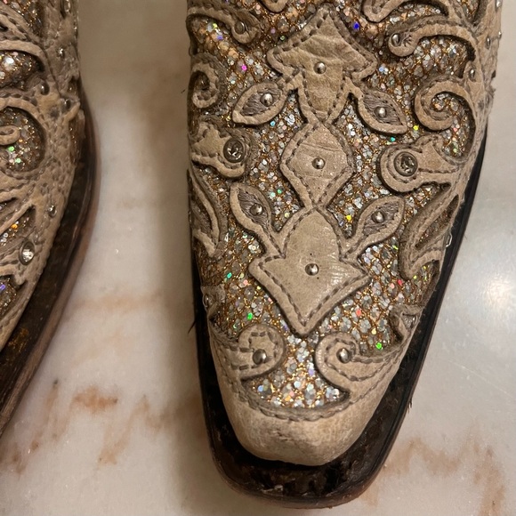 Corral Tan Leather Boots - Picture 5 of 10